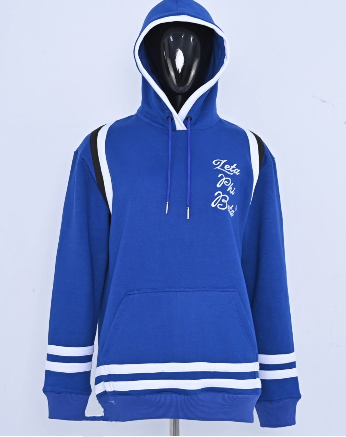 Zeta Phi Beta Striped Hoodie