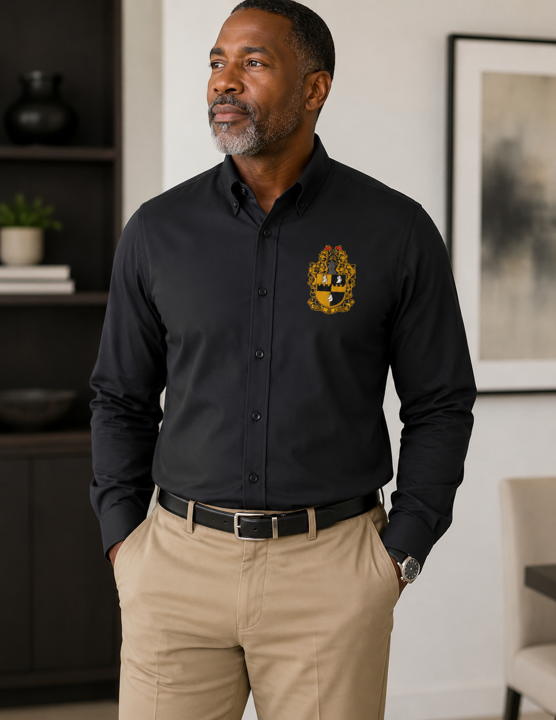 Alpha Long Sleeve button down shirt