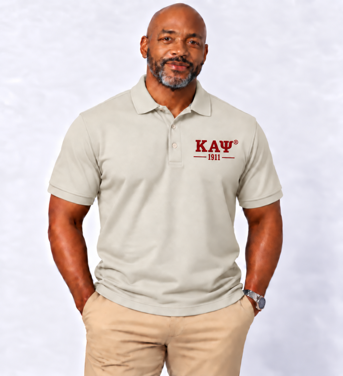 Kappa Polo shirt- Cream