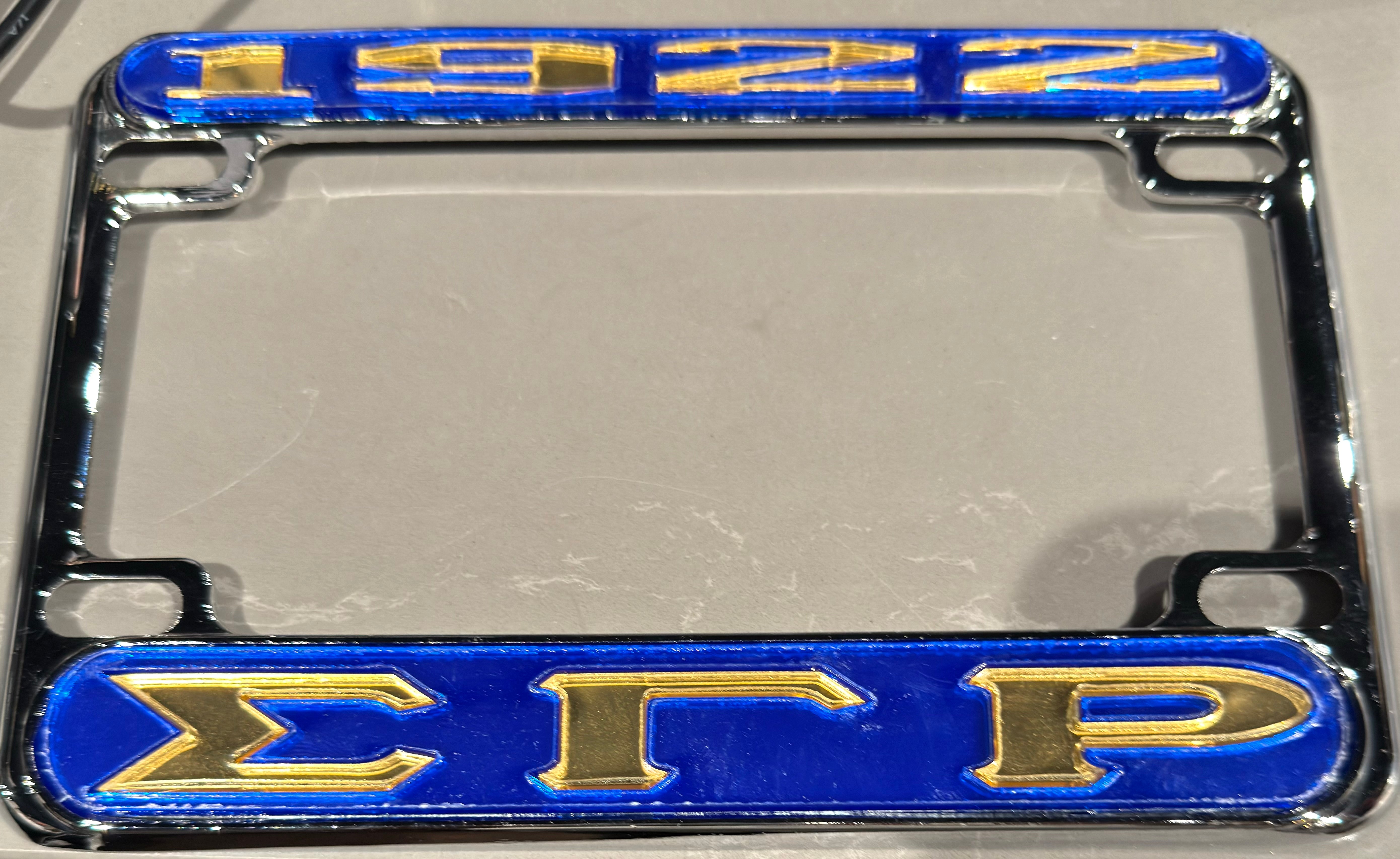 SGRHO Motorcycle tag