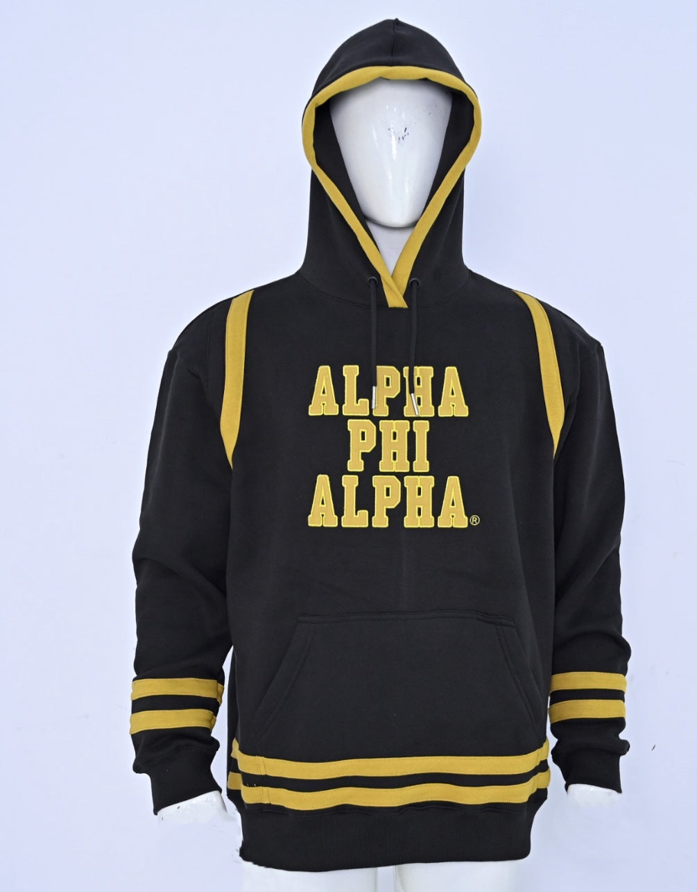 Alpha Striped Hoodie