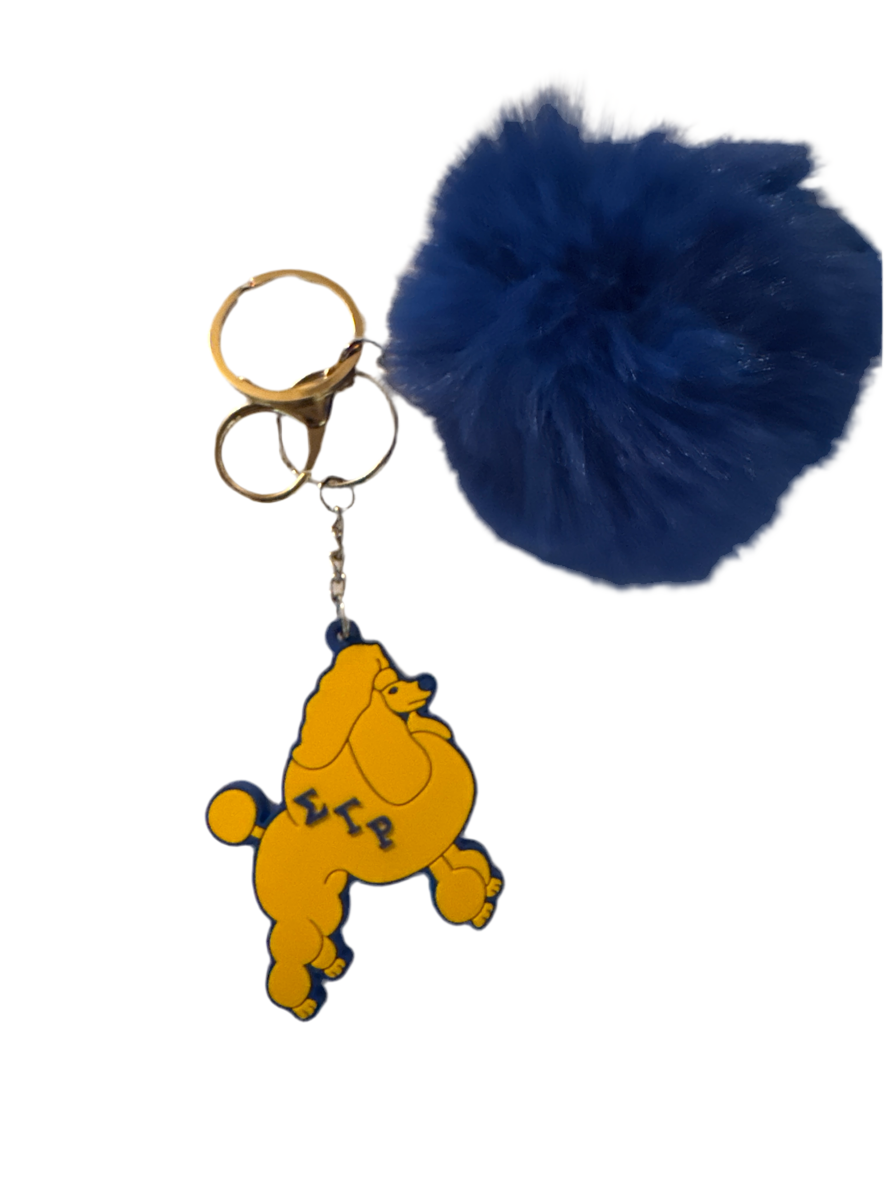 SGRHO Fur Ball Pom Pom Keychain/Chaim