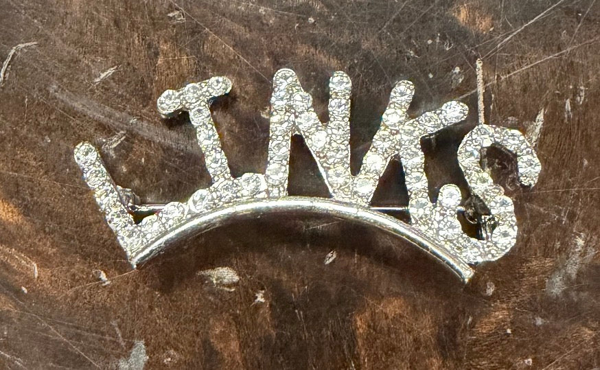 Links Brooch Rhinestone