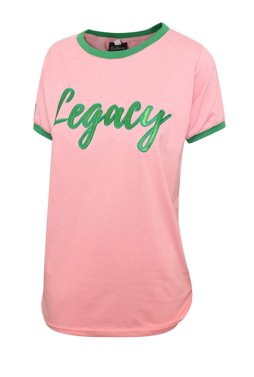 AKA Legacy Ringer Tee