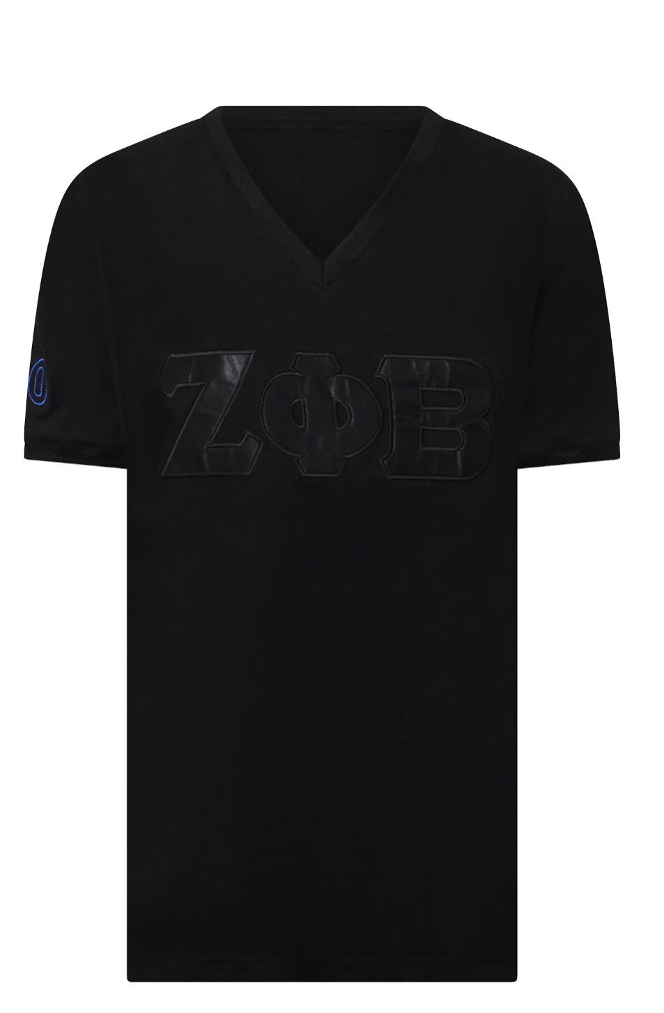 Zeta Blackout V Neck Tee