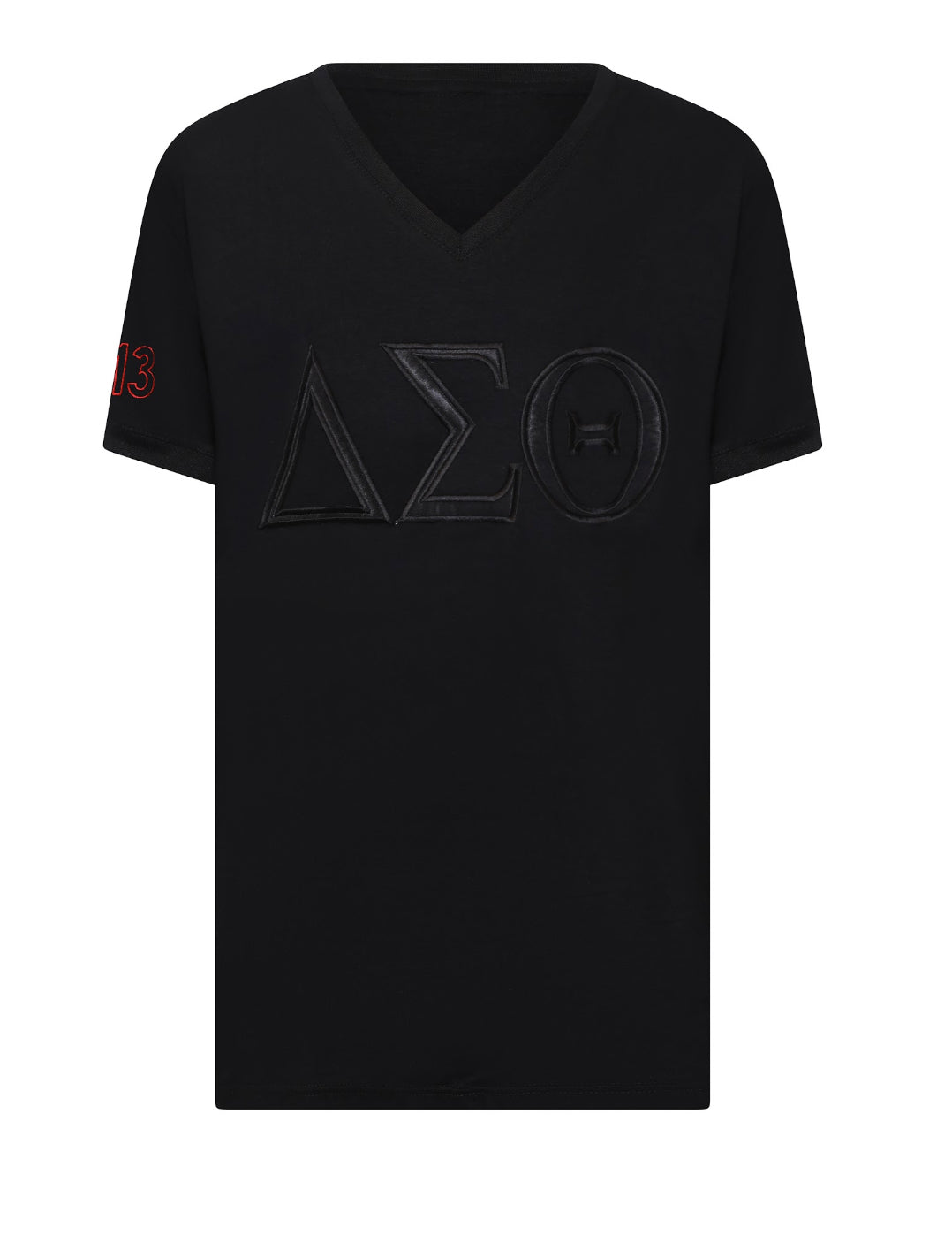 Delta Blackout V Neck Tee