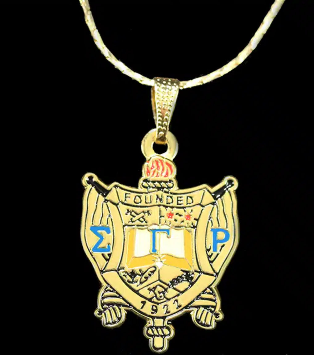 SGRHO Shield Pendant Necklace