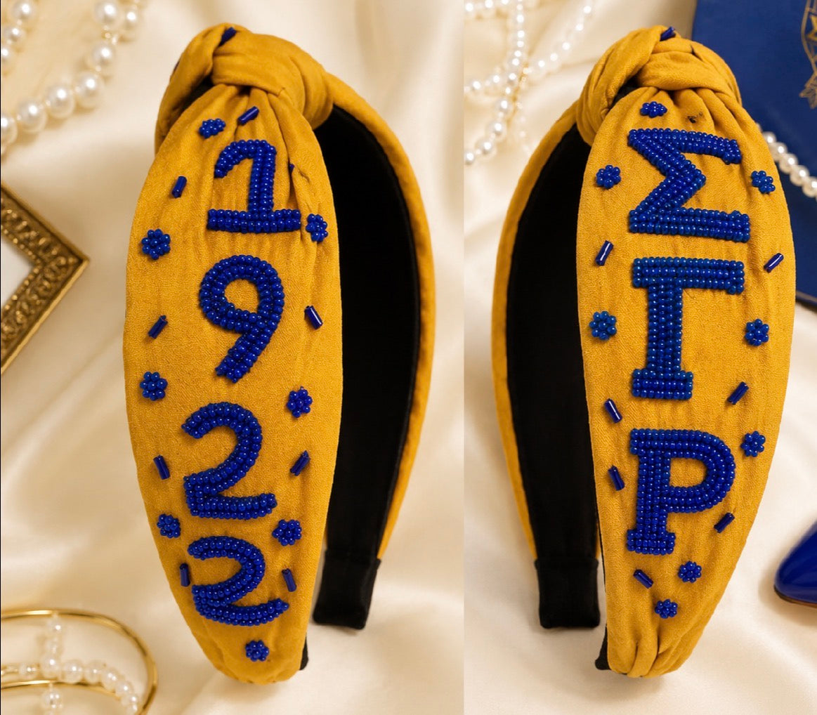 SGRHO-Beaded Headband