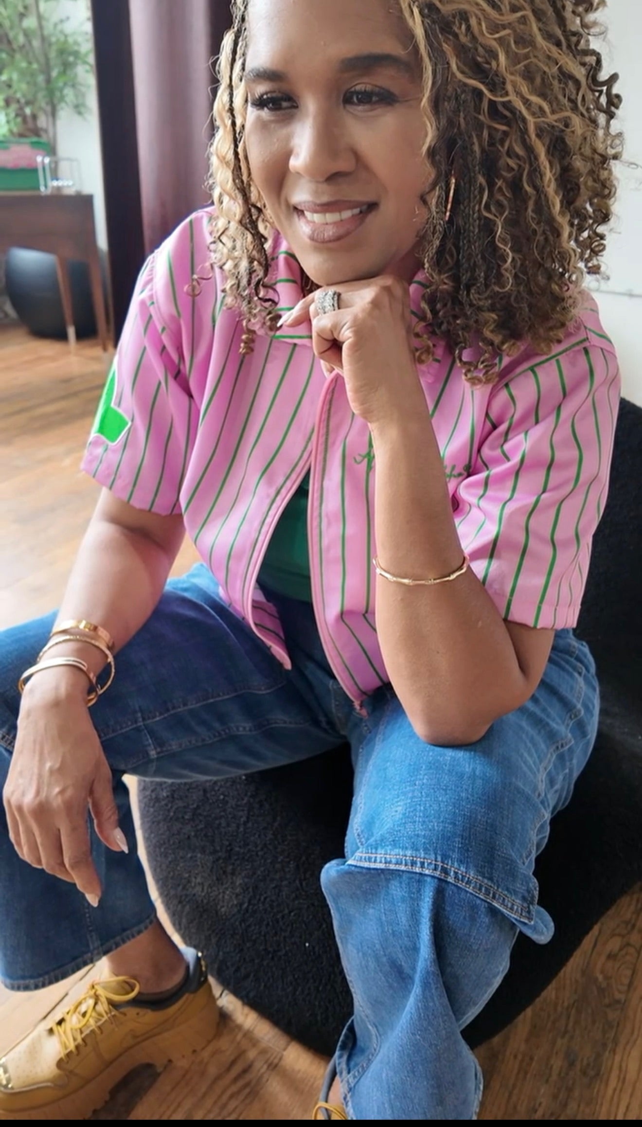 AKA Striped Mechanic Shirt -2.0