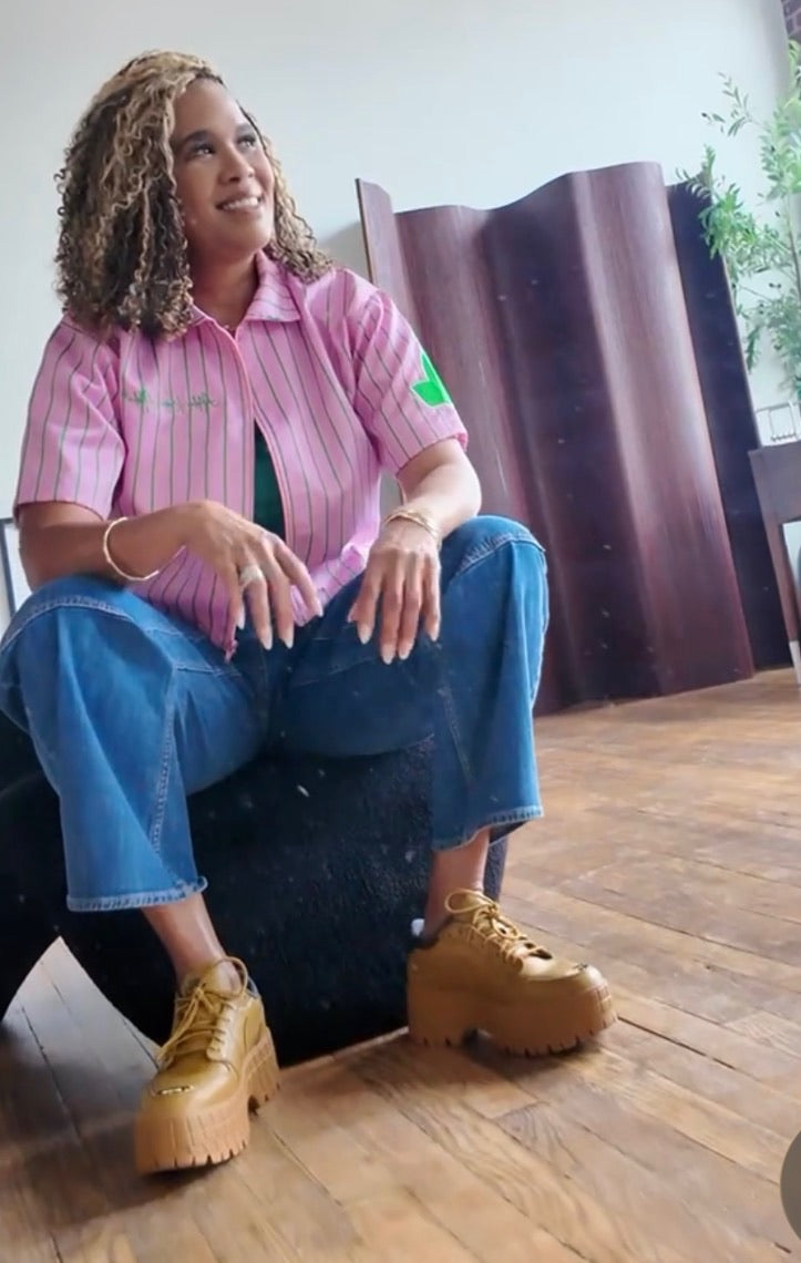 AKA Striped Mechanic Shirt -2.0