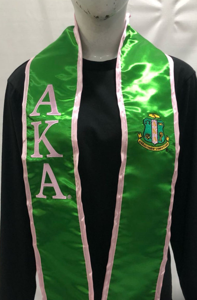 AKA Graduation Stoles