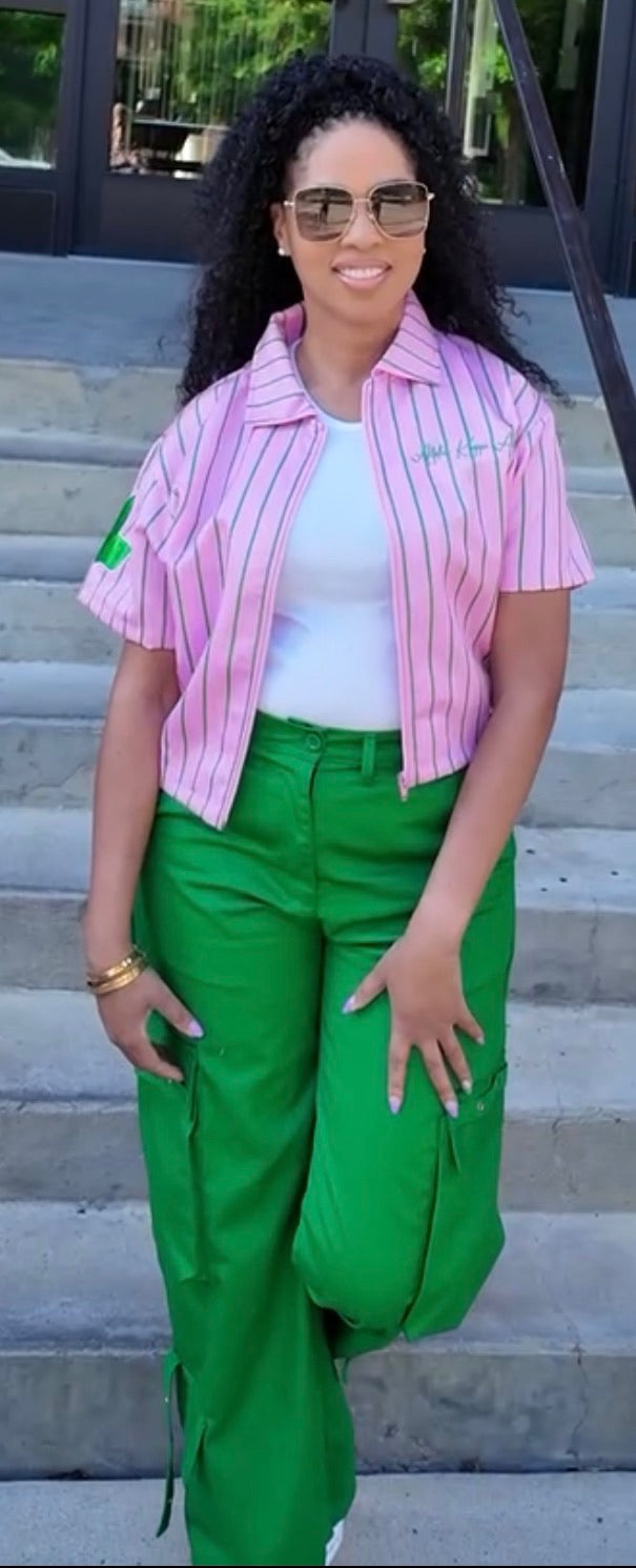 AKA Striped Mechanic Shirt