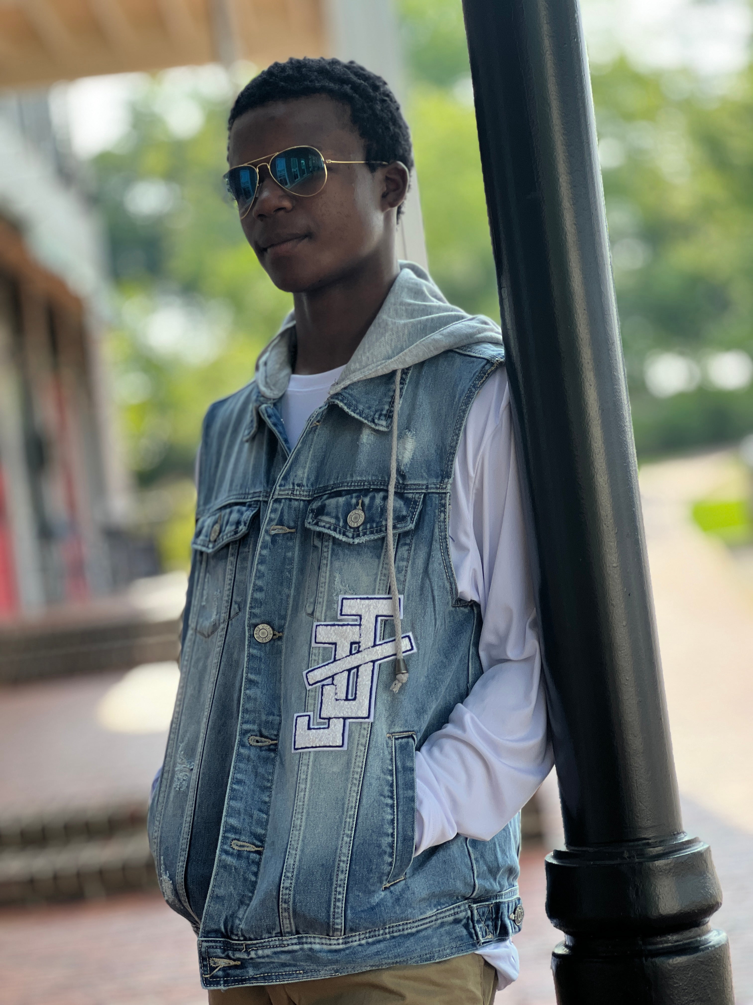 Jack and Jill Denim hooded vest