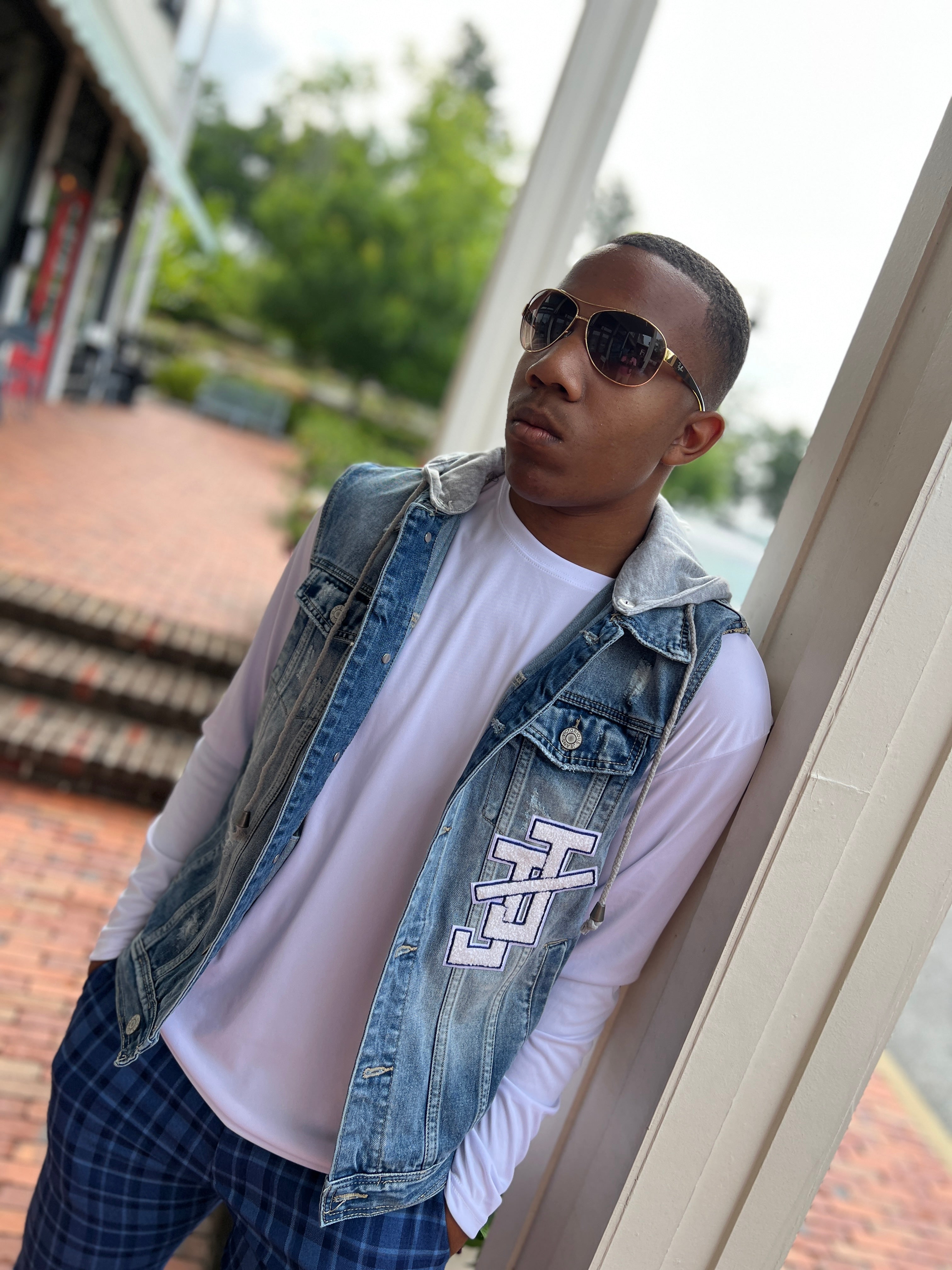 Jack and Jill Denim hooded vest