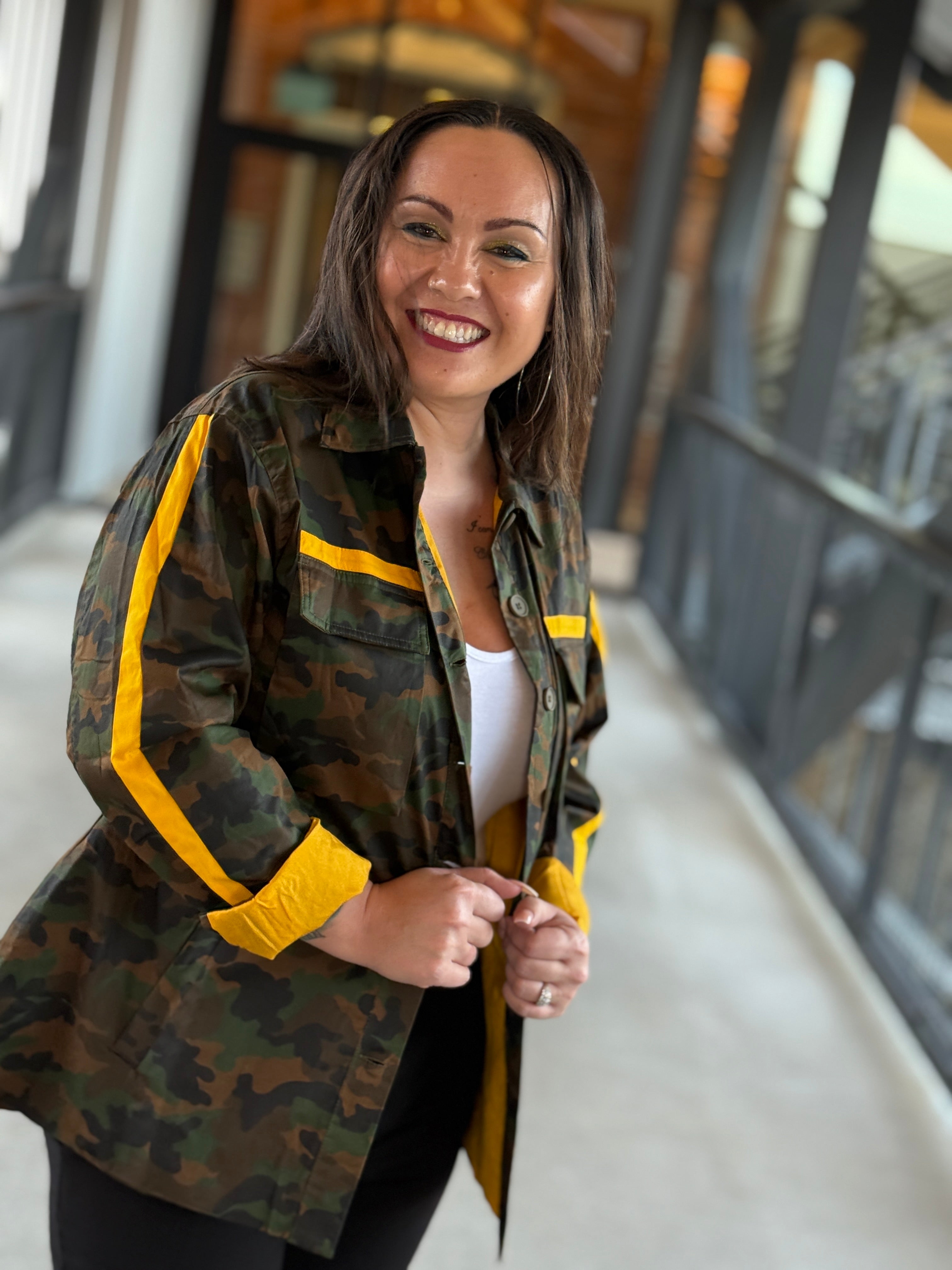 Camouflage Jacket- SGRHO Gold