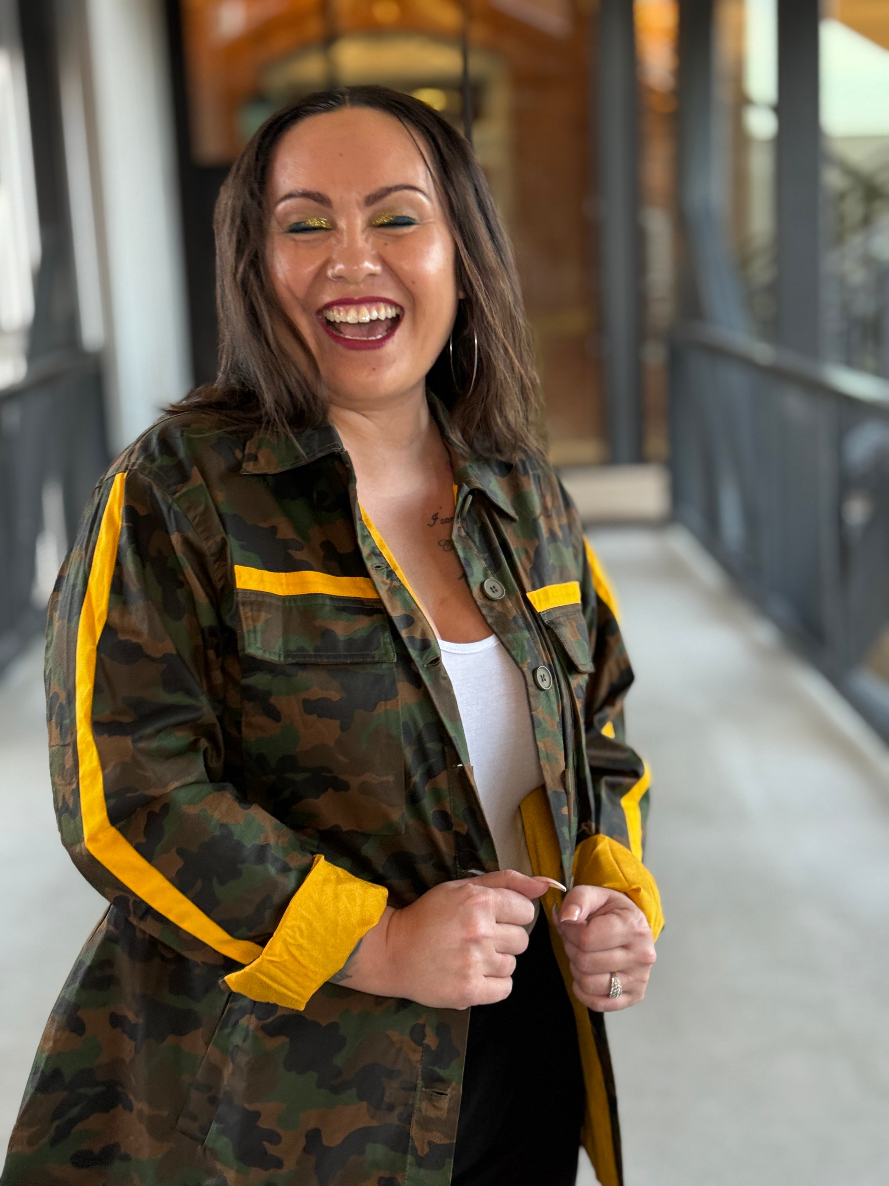 Camouflage Jacket- SGRHO Gold