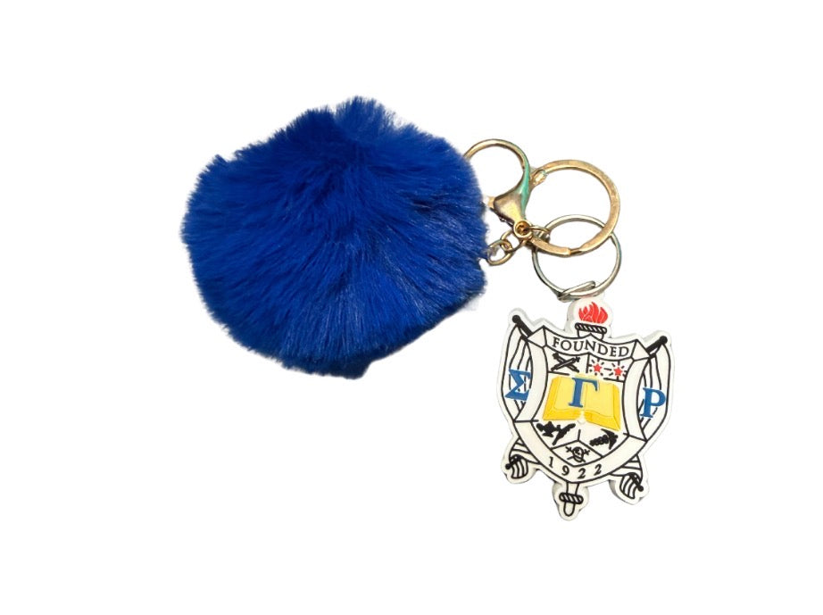 SGRHO Fur Ball Pom Pom Keychain/Chaim