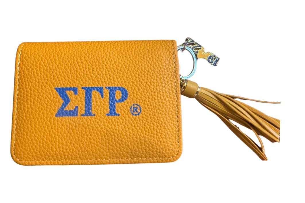 SGRHO Zip Wallet w/charm