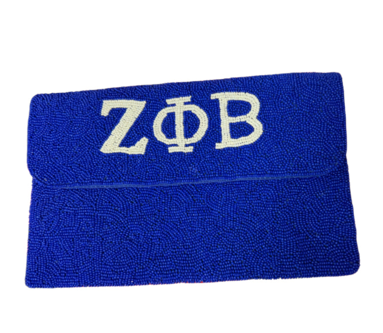 Zeta Beaded clutch purse