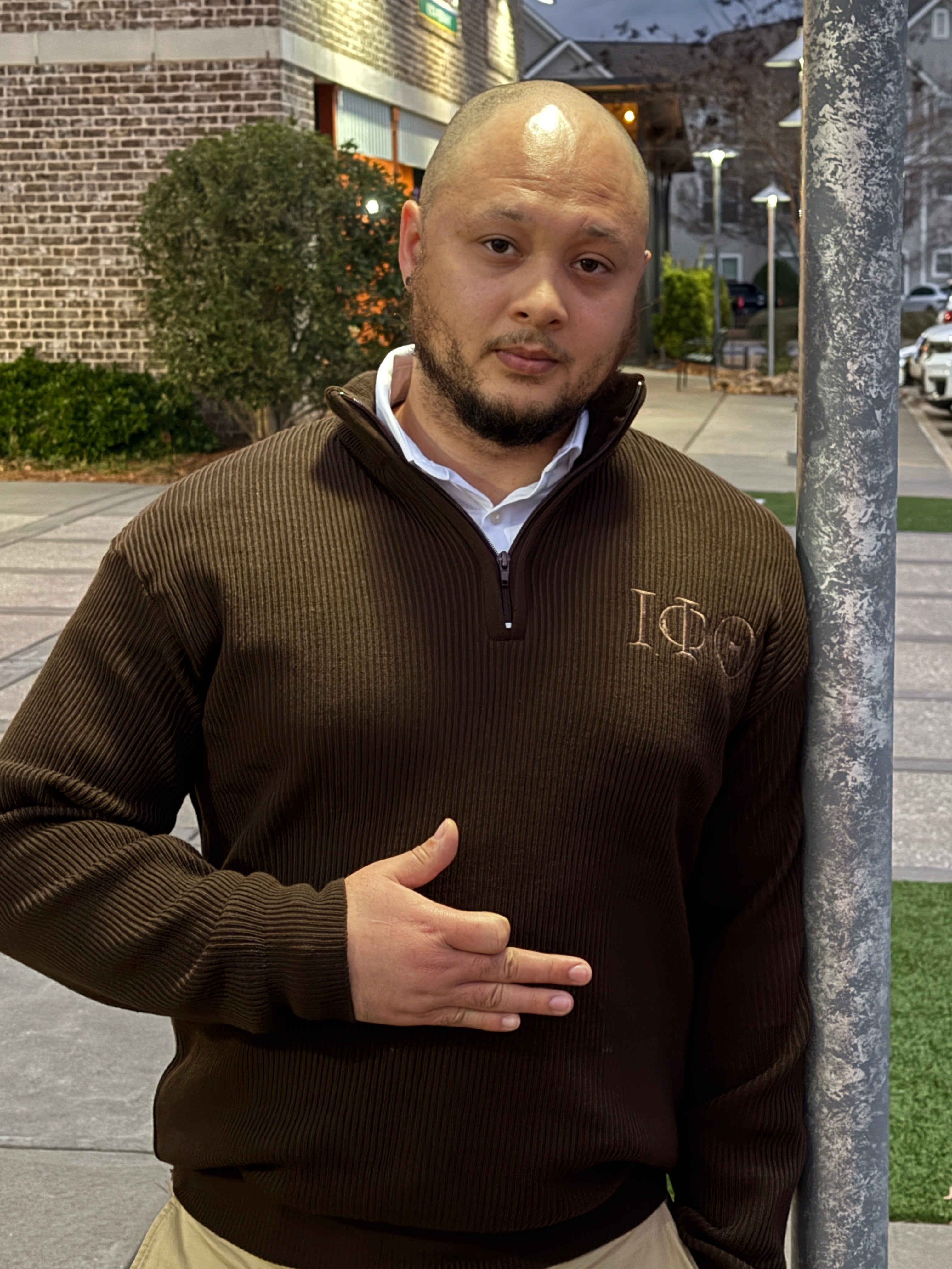 Iota Quarter Zip Sweater