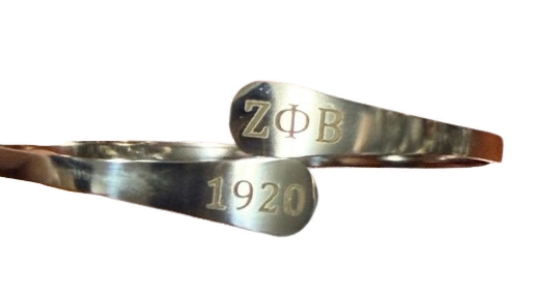 Zeta spoon bangle bracelet