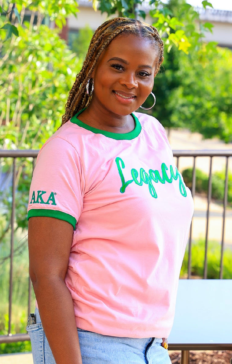 AKA Legacy Ringer Tee