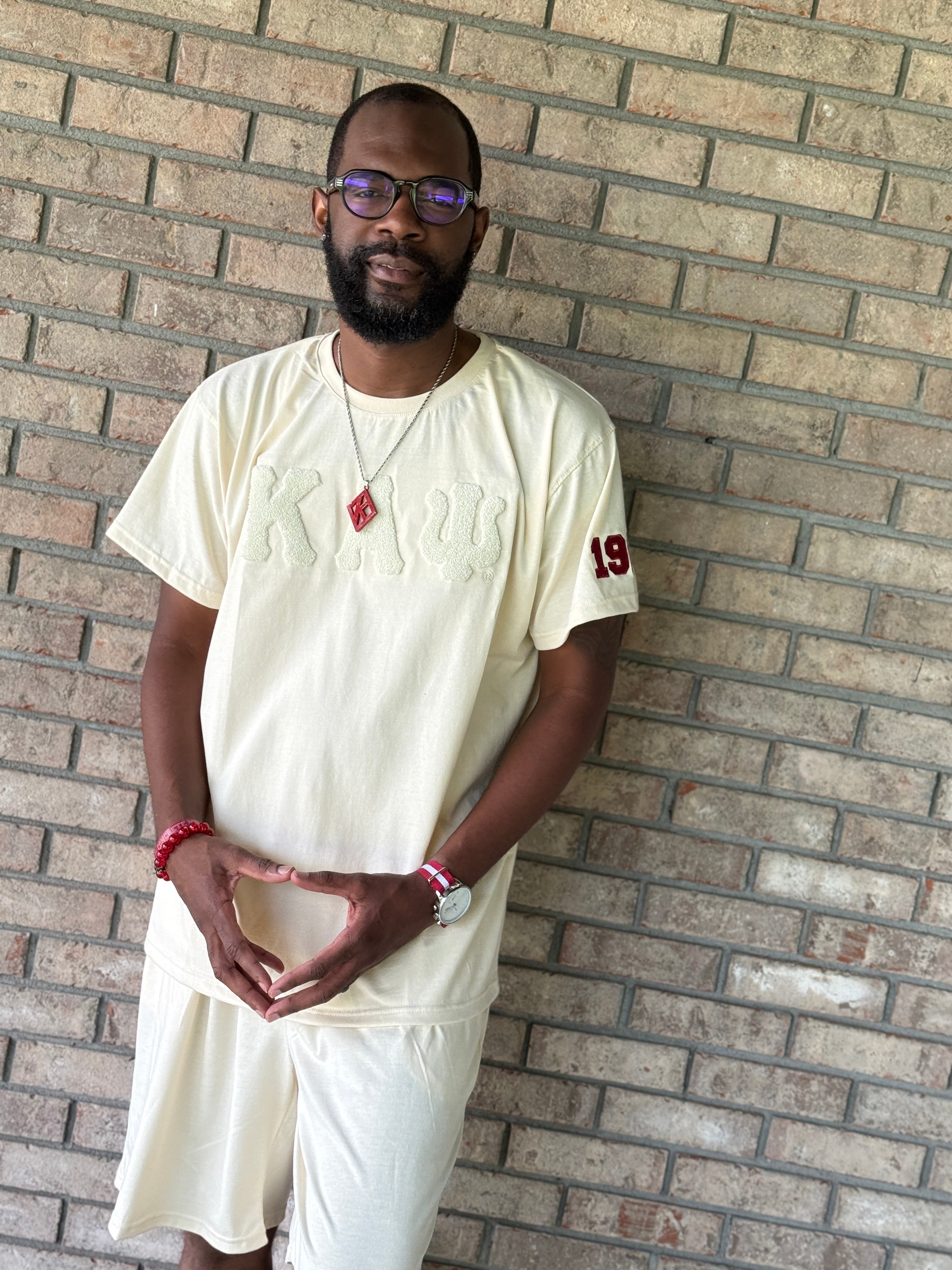 Kappa Chenille MonoTee-Cream