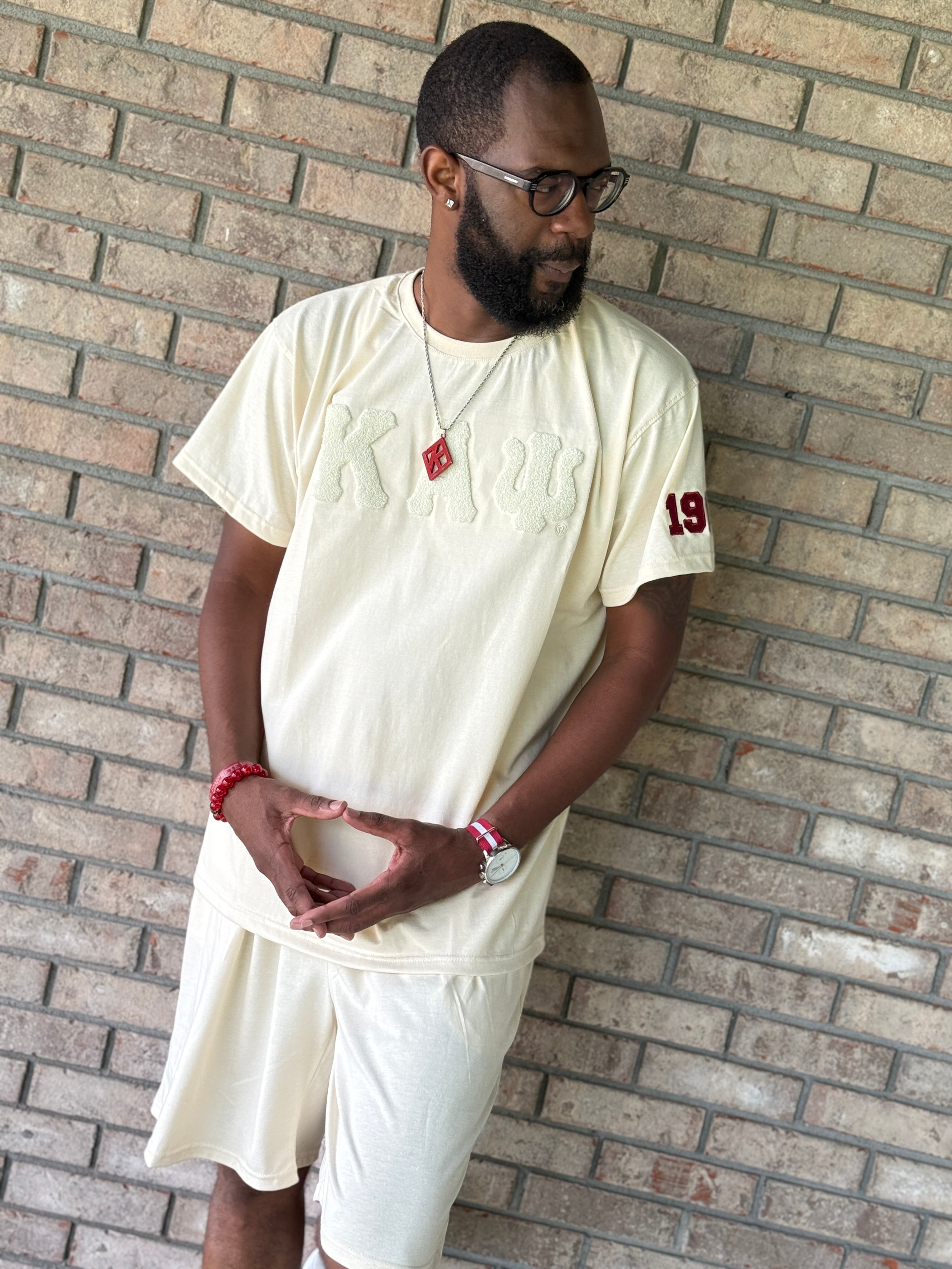 Kappa Chenille MonoTee-Cream