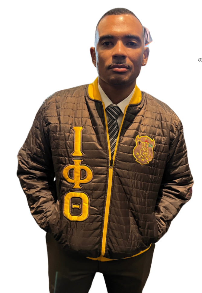 Iota Reversible Puffer Bomber Jacket- FINAL SALE NO EXCHANGES FOR REFUNDS