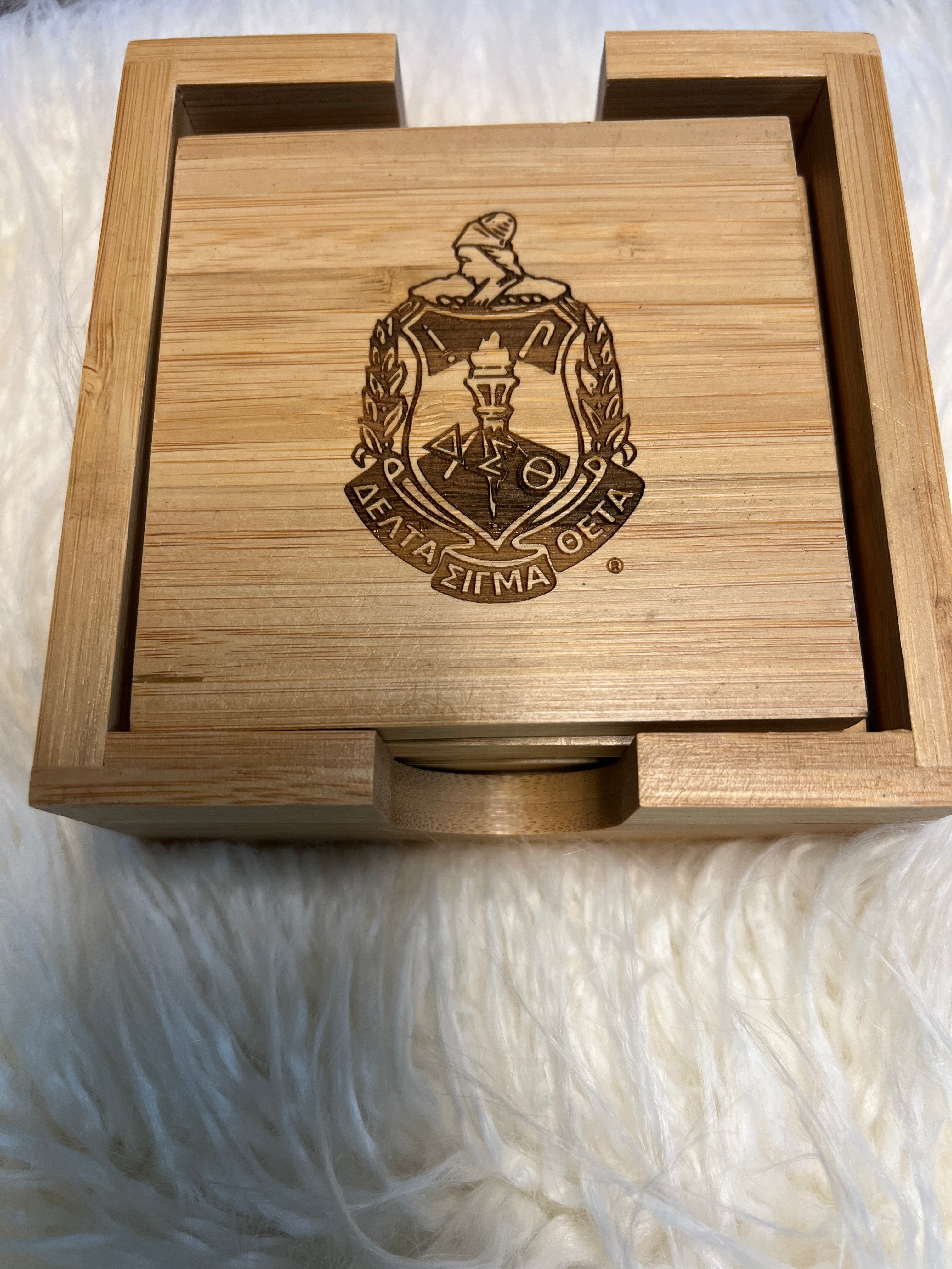 Delta Wood Coaster sets- 4pc