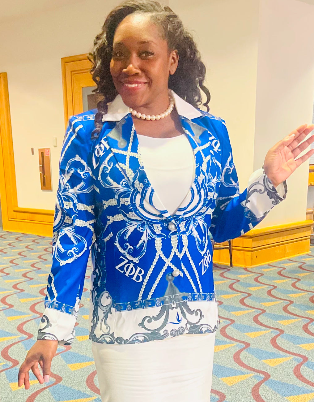 Blue Zeta chain Blazer