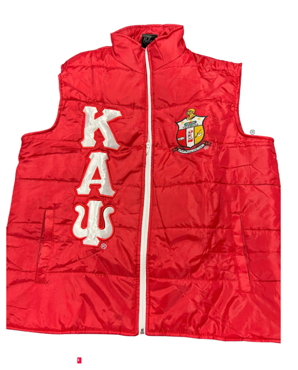 Kappa Alpha Psi Puff Vest- FINAL SALE