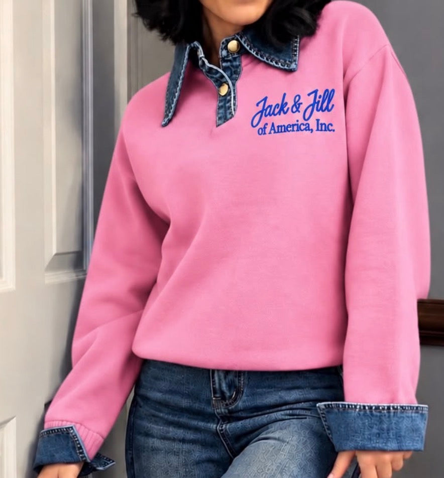 JJOA Denim Heritage Pullover