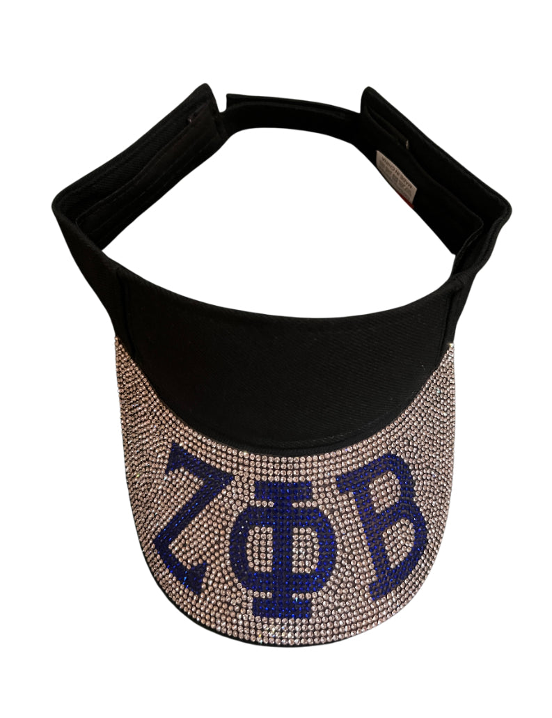 Zeta Rhinestone visor