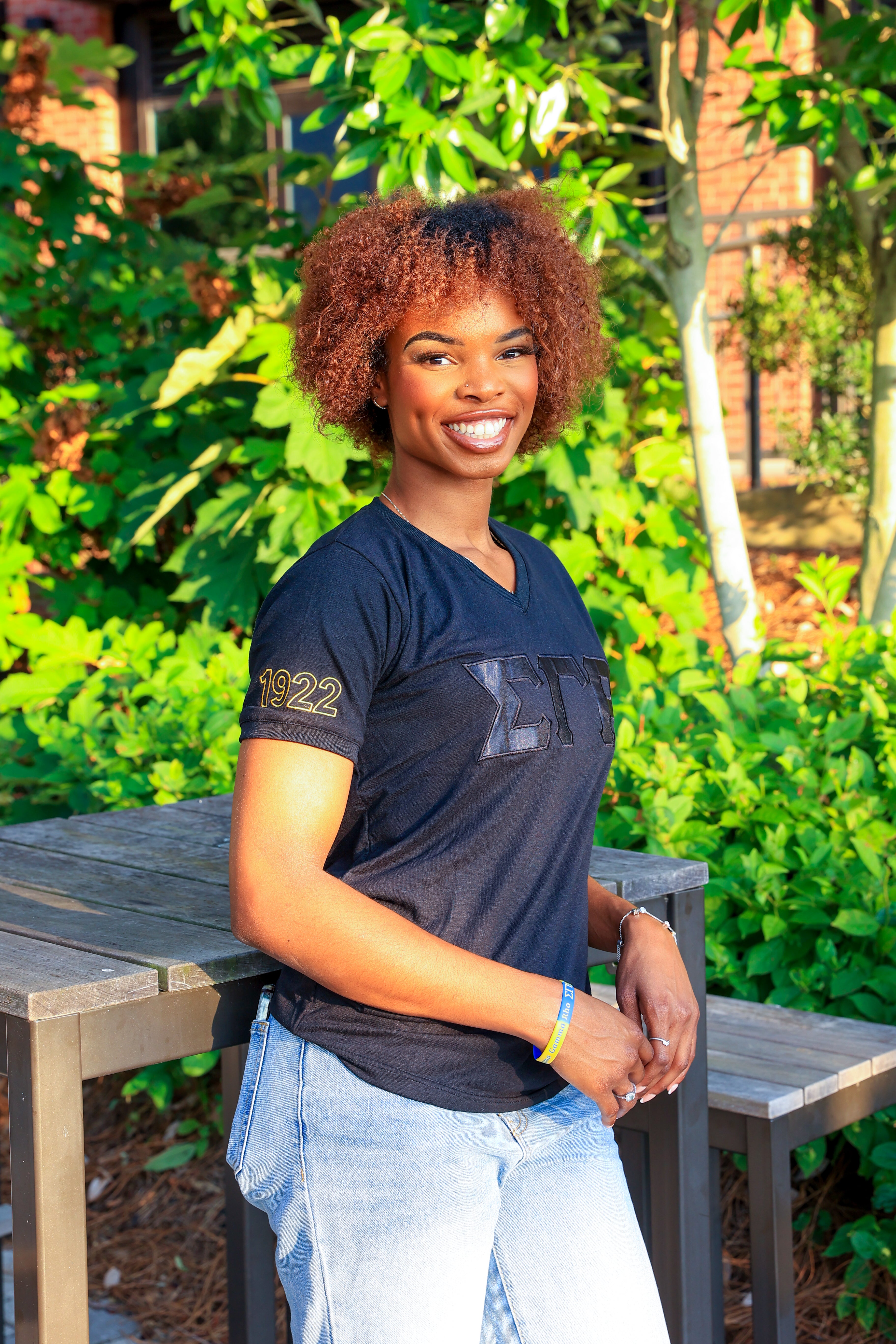 SGRHO Blackout V Neck Tee