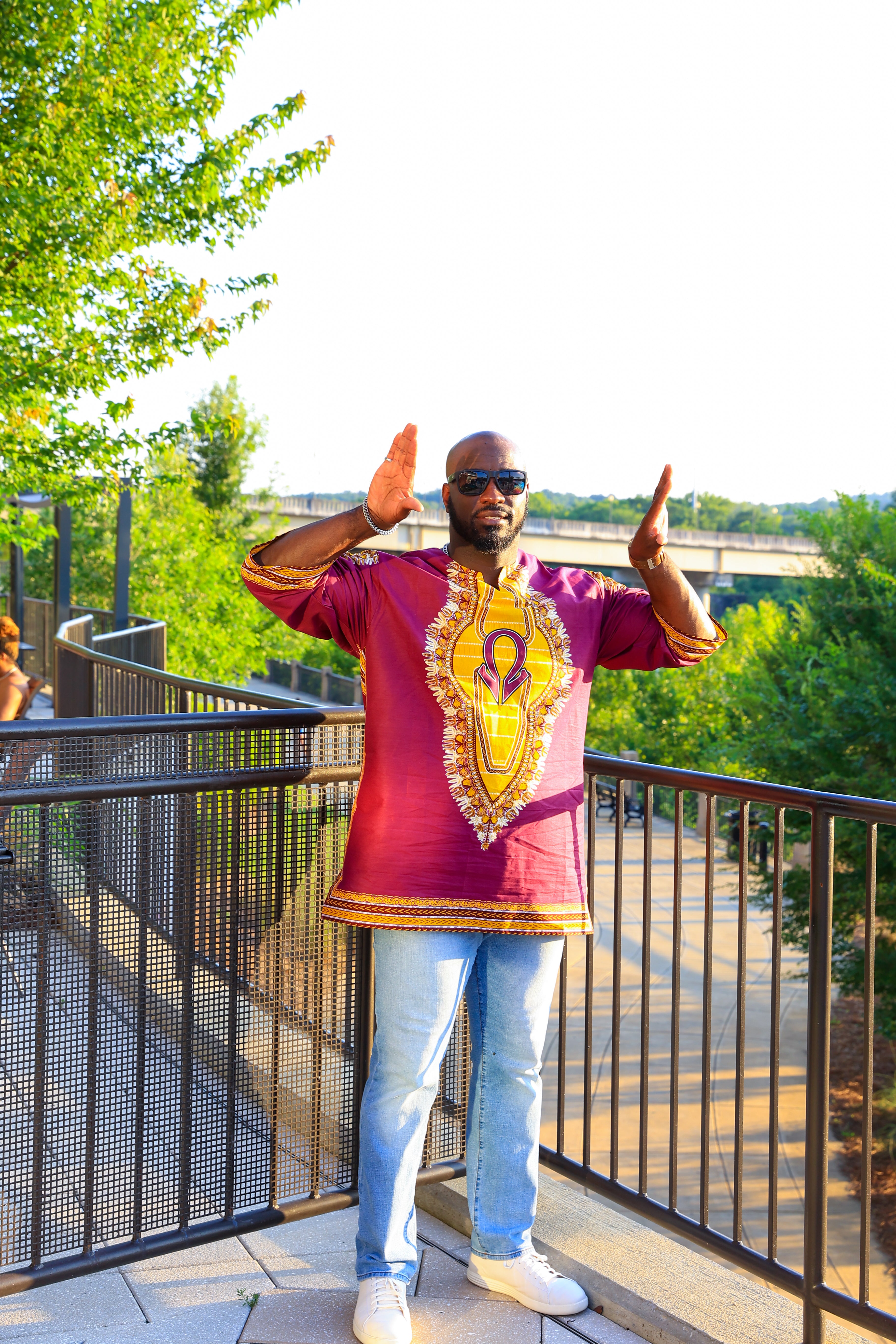 Dashiki Shirt- Omega Psi Phi