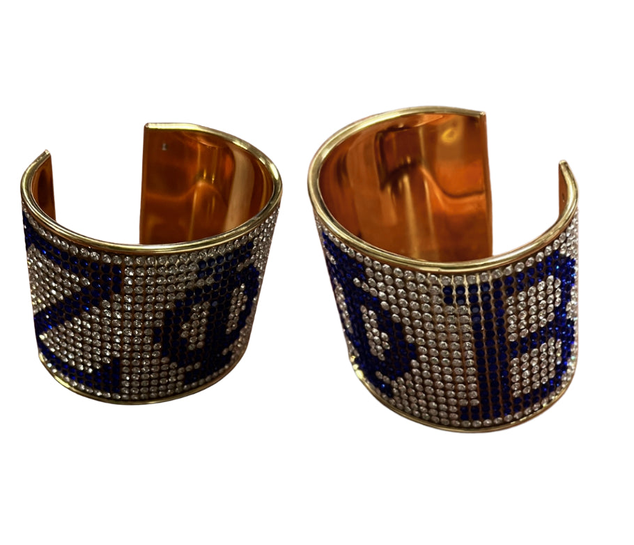 Zeta Rhinestone cuff bracelet