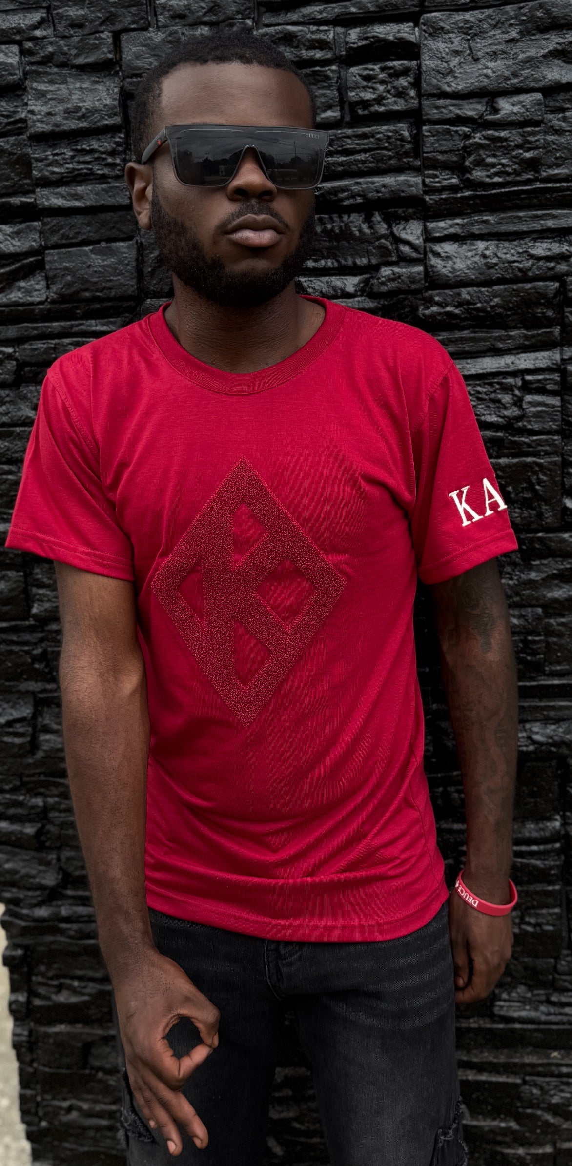 Kappa Luxe MonoTee-Krimson