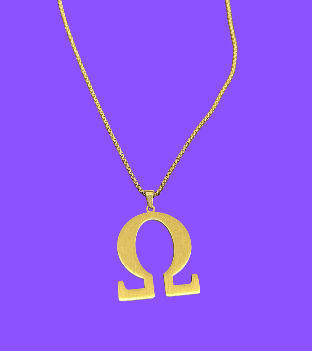 Omega Stainless Steel Necklace