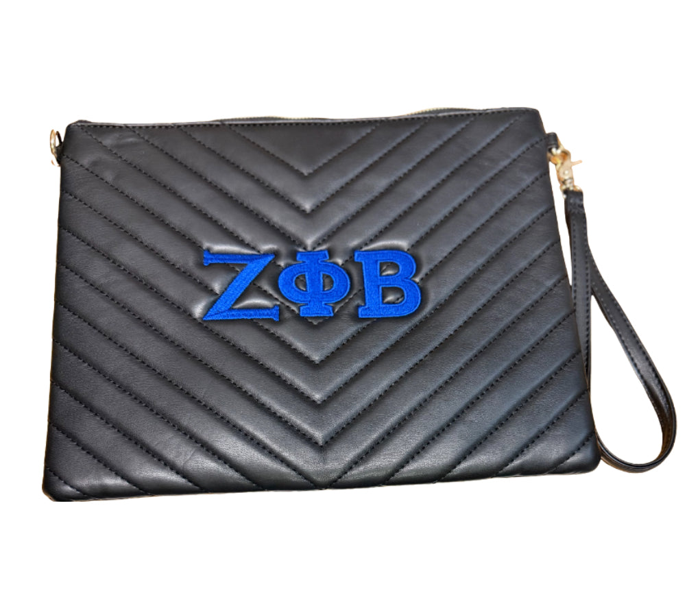 Zeta Quilted Wristlet