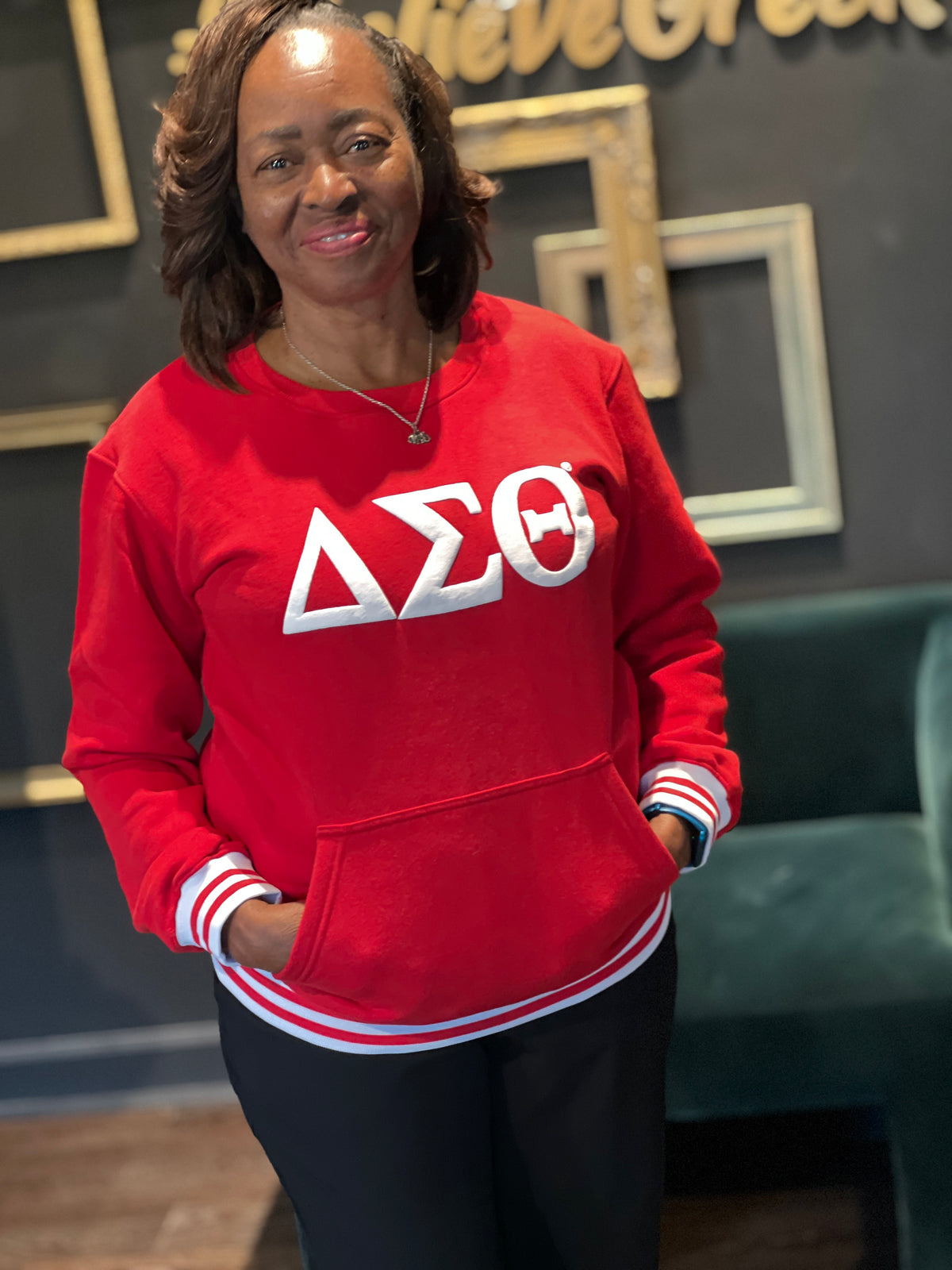Delta Pocket Crewneck-final sale