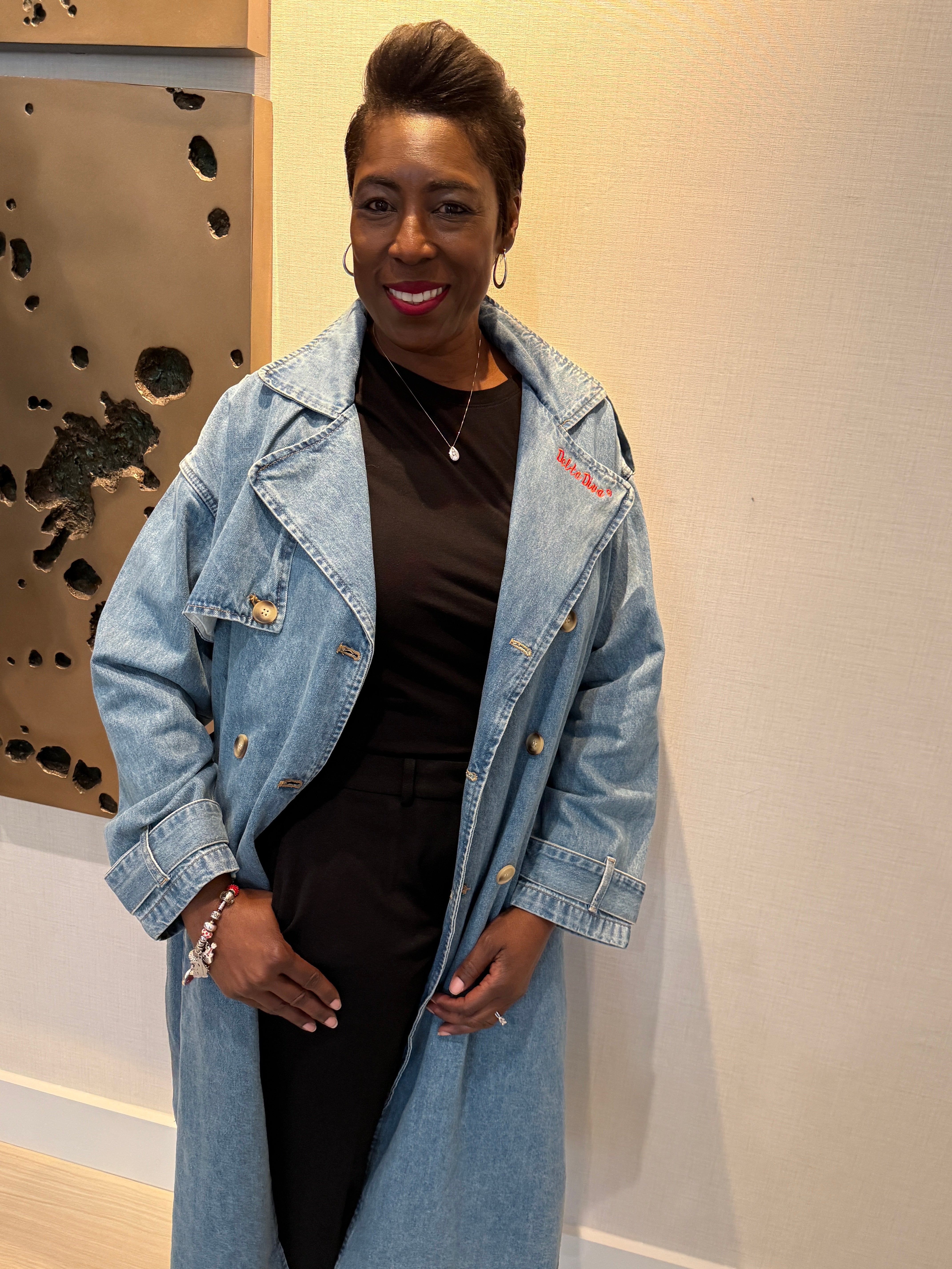 Delta Denim Trench