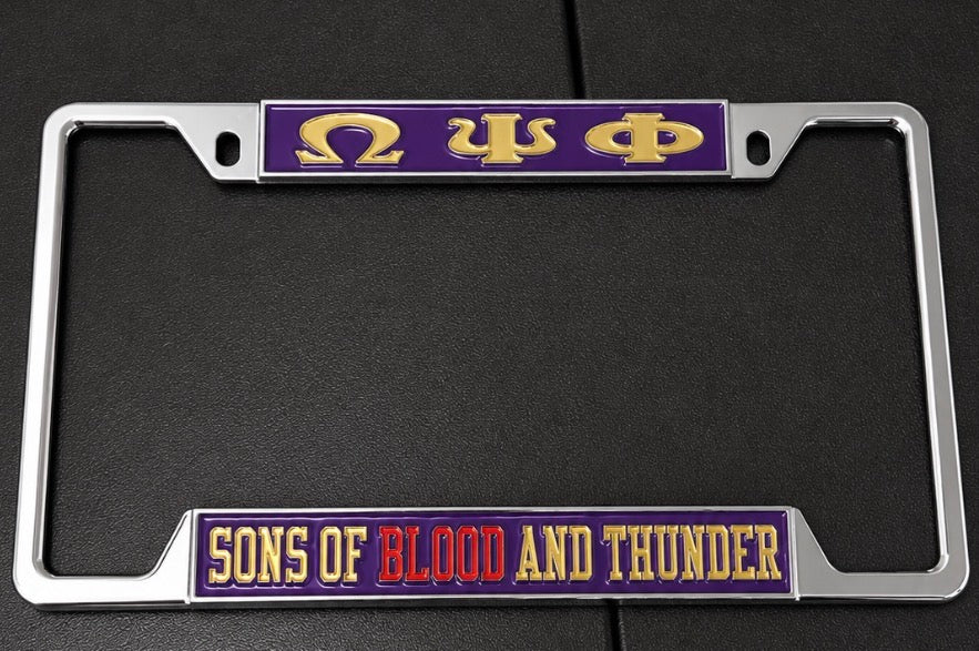 OMEGA CAR TAG FRAME