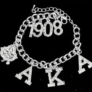 AKA CRYSTAL CHARM BRACELET