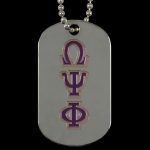 Omega Dog Tag Necklace
