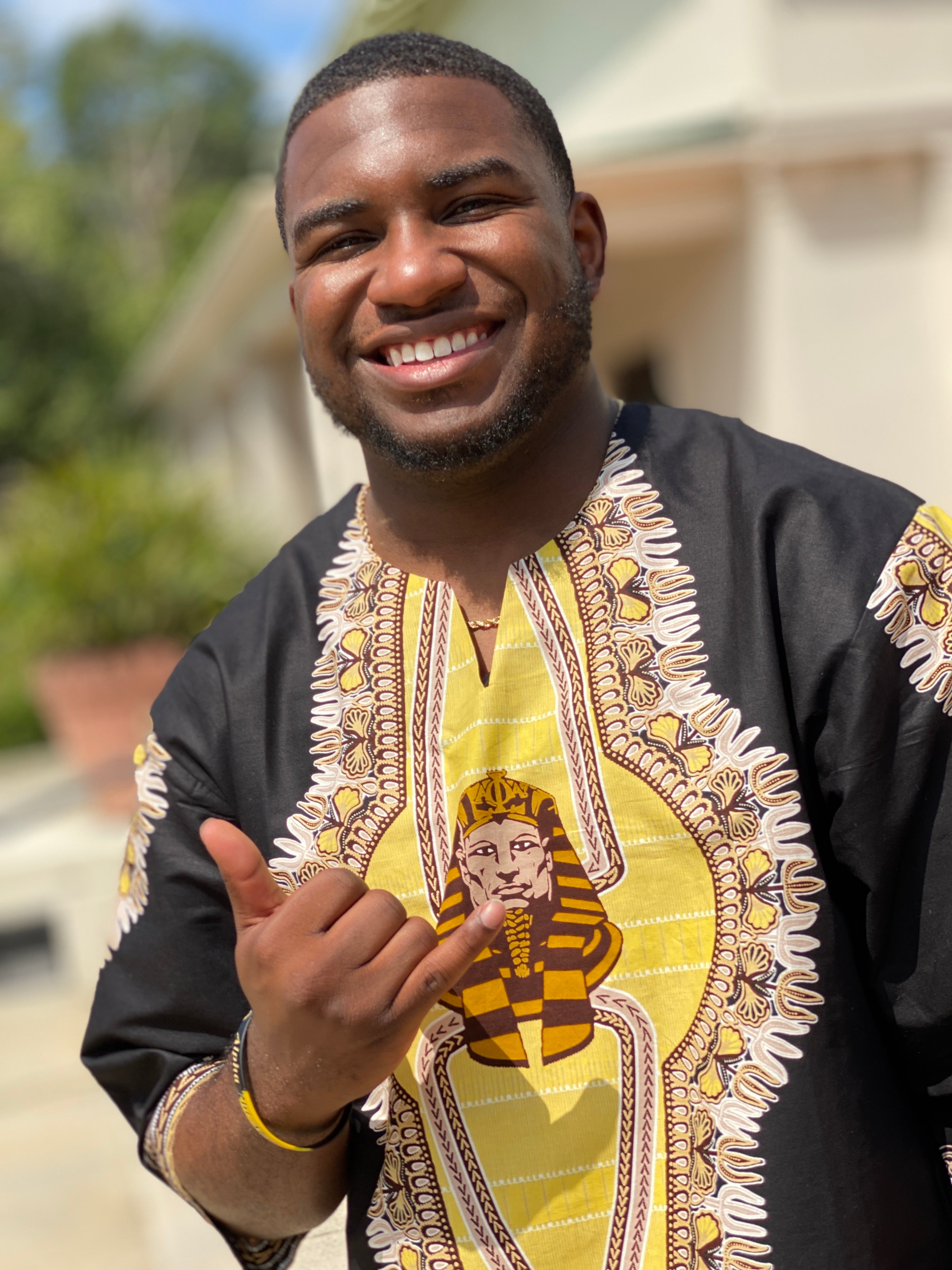 Dashiki Shirt-Alpha Phi Alpha