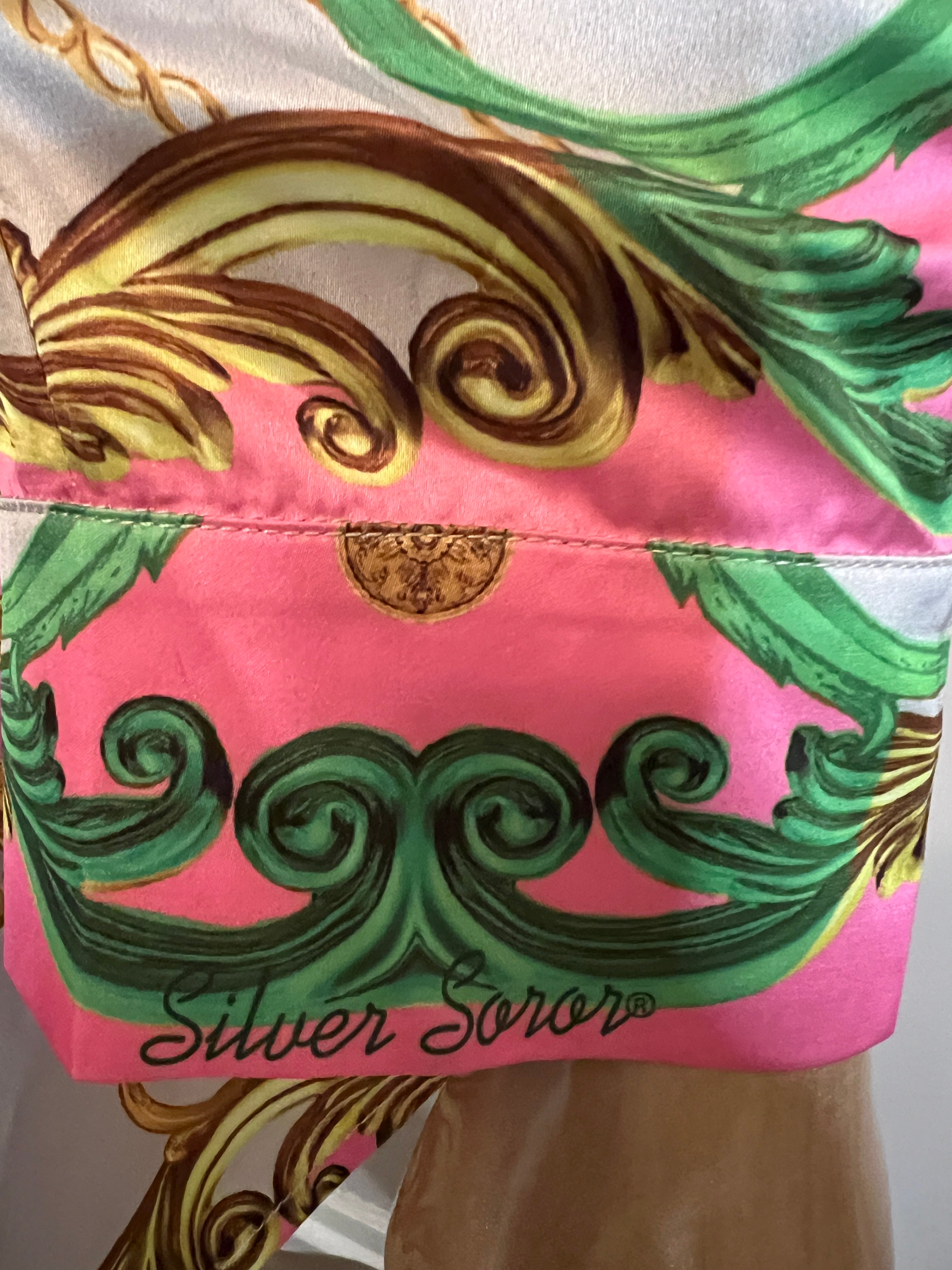 Silver Soror Chains & More Blouse- AKA