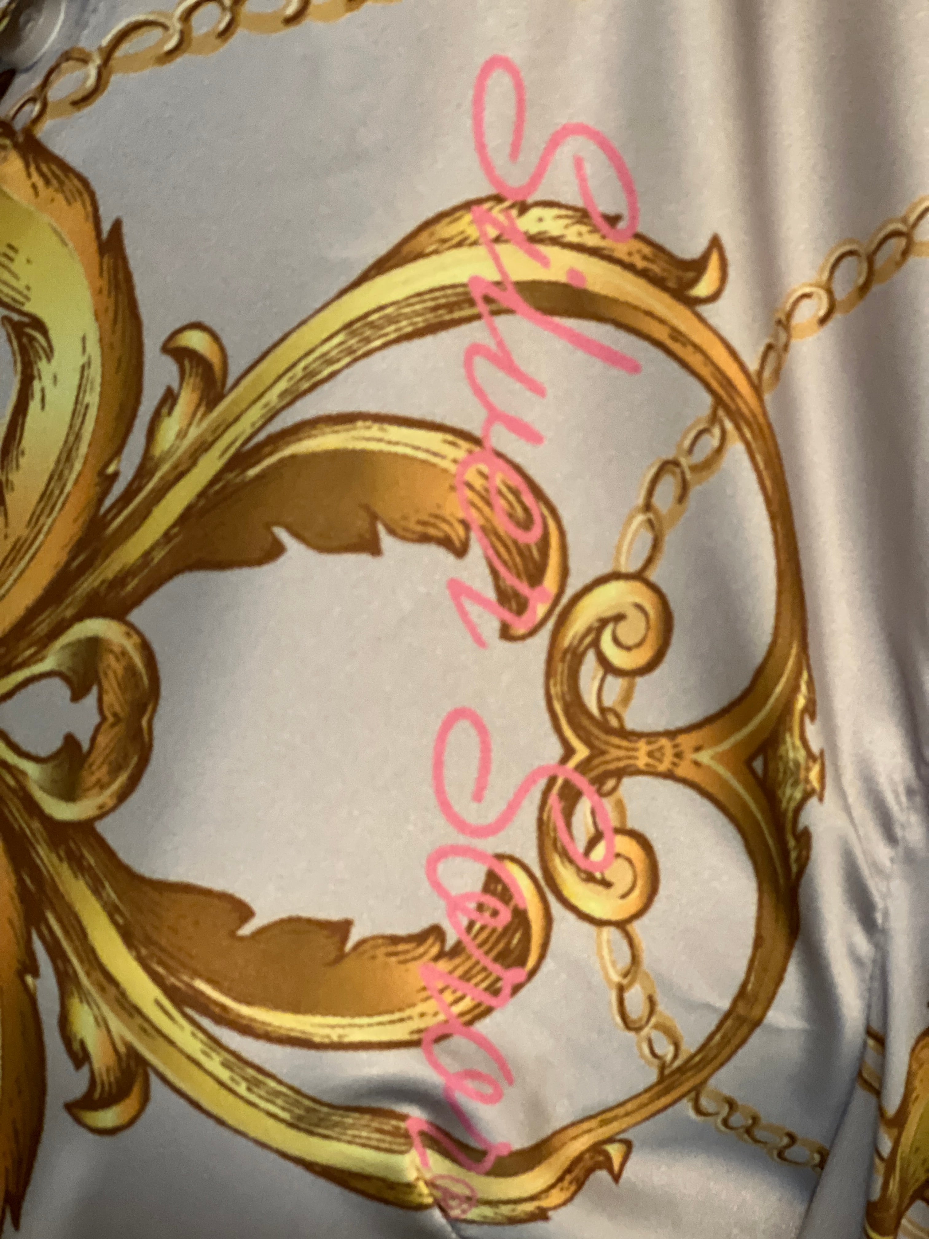 Silver Soror Chains & More Blouse- AKA