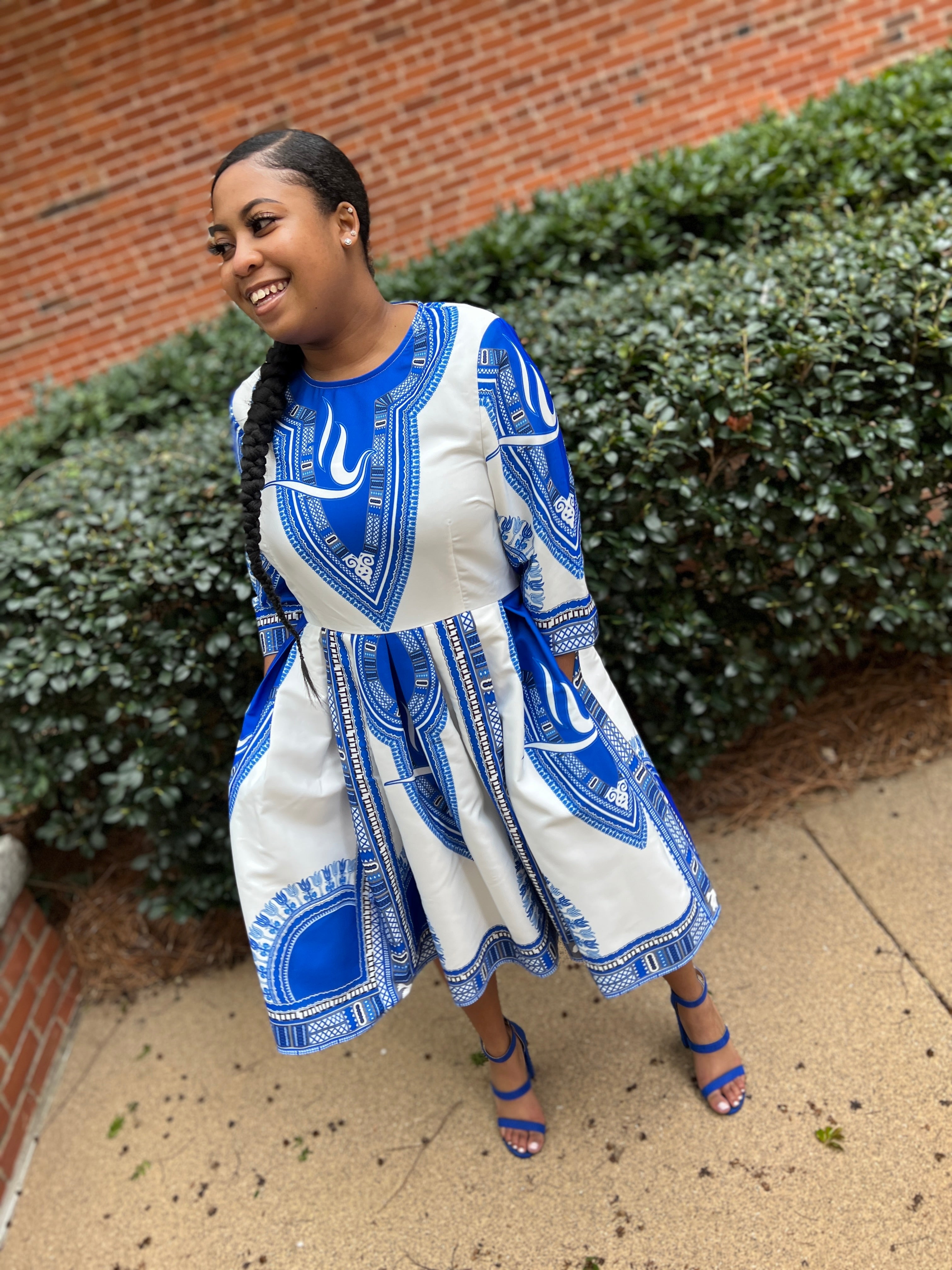 Dashiki Dress- Zeta