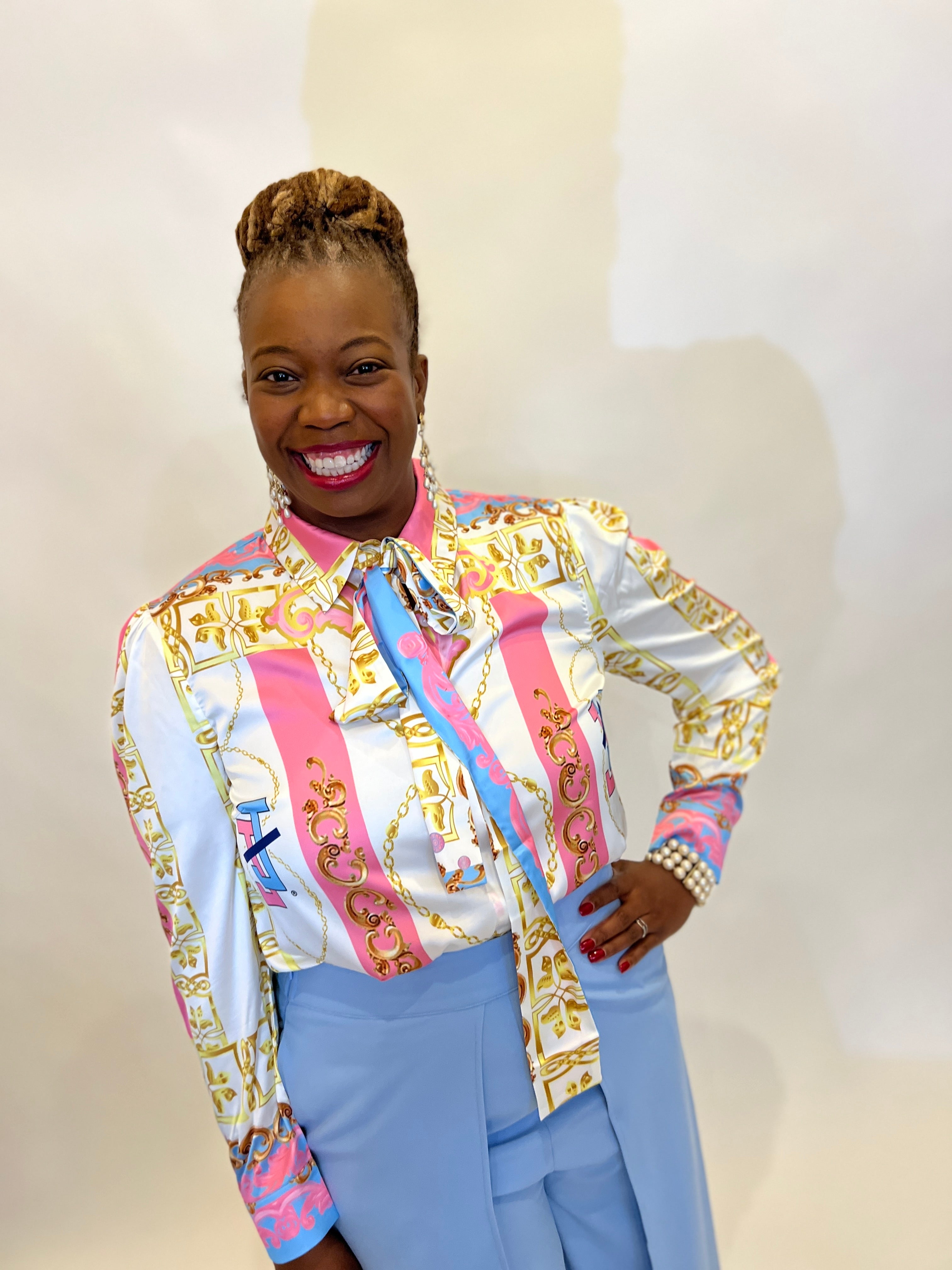 Chains & More Blouse- Jack and Jill